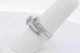 0.46cttw Diamond Wedding Set In 10k White Gold 4.4 Grams Size 7 Eb0226oorsa