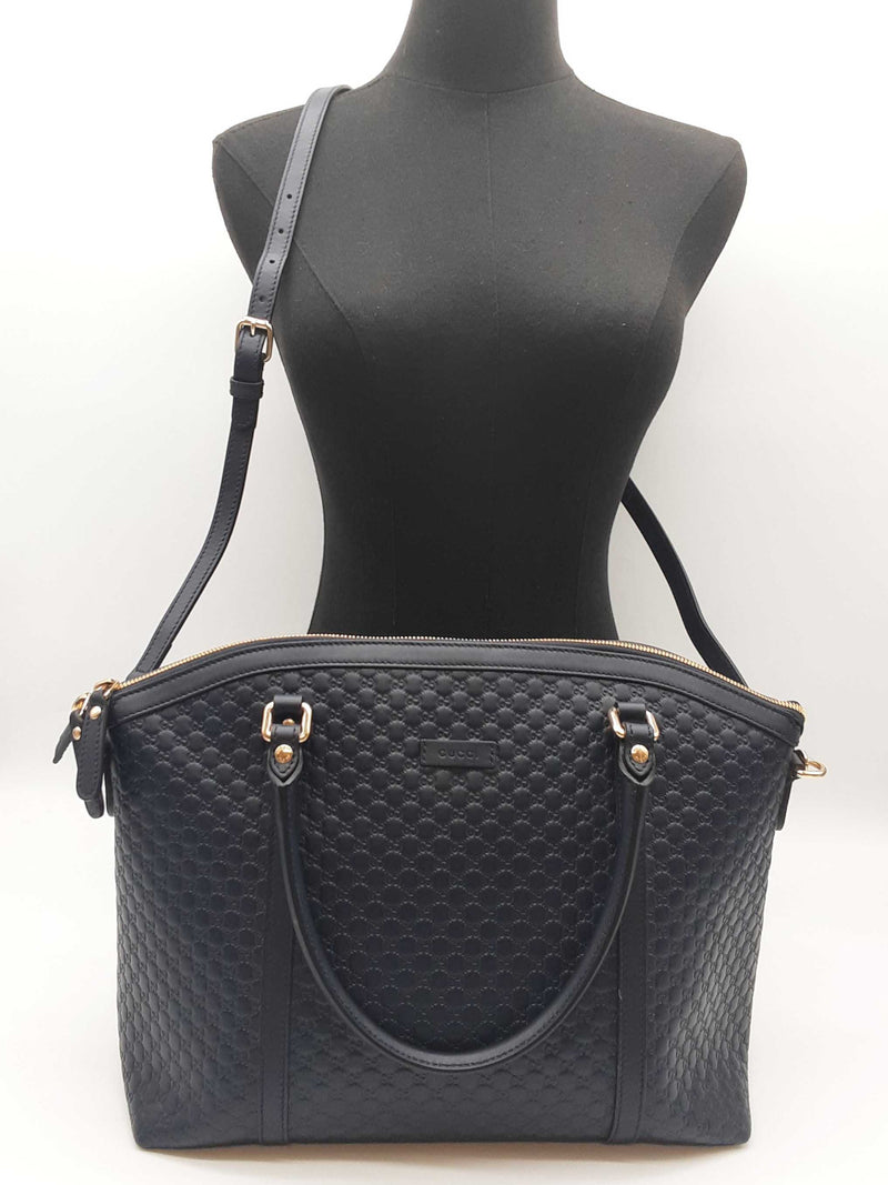 Gucci Dome 2 Way Navy Blue Microguccissima Leather Crossbody Bag Do0525ixzde