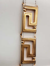 Versace Greca Goddess White Leather Shoulder Bag Eb0825pxzde