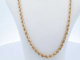 10k Yellow Gold 5 Grams Rope Chain 18 In Aa0726opzsa