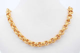24k Yellow Gold Rolo Chain Necklace 45.6 Grams 29 Inch Eb0526roxzde