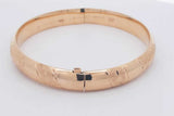 14k Yellow Gold Bangle Bracelet 10.5 Grams Eb0326iwssa