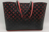 Christian Louboutin Cabata Loubinthesky Red & Black Ombre Tote Bag Eb1026pxzsa