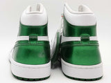 Air Jordan 1 High Dq0660 130 White And Green Shoes Size 11.5 Aa0926rzsa