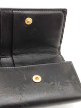 Yves Saint Laurent Mini Black Leather Crossbody Wallet Eb0326oxzdu