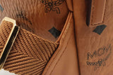 Mcm Stark Visetos Cognac Backpack  Eb0126oxzsa