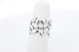 Tiffany & Co. Paloma Picasso Olive Leaf Sterling Silver Ring 5.5g Sz 5 Eb125lrxdu