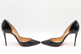 Christian Louboutin Black Patent Leather Irza Heels Size 38.5 Eb0924lrxde