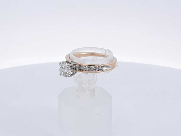 0.79 Cttw Diamond Ring 14k Yellow Gold 2.2 Grams Size 6 Aa0225crxsa