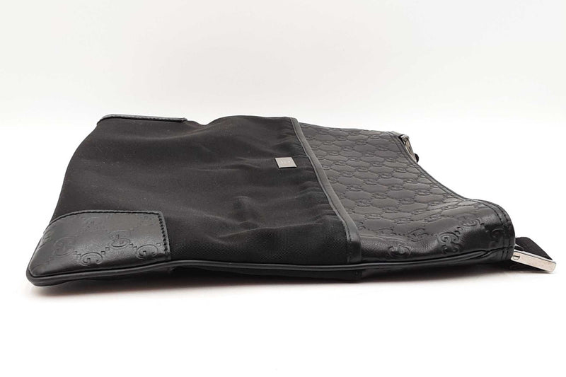 Gucci Guccissima Black Nylon Messenger Bag Sd0825owzdu