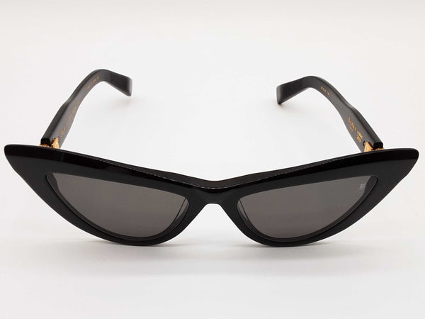 Balmain Bps 135a 54 Jolie Black Gold Cat Eye Sunglasses Do0425loxde