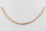 18k Yellow Gold S Link Chain Necklace 12 Grams 18.5 Inch Eb0426lxxzsa