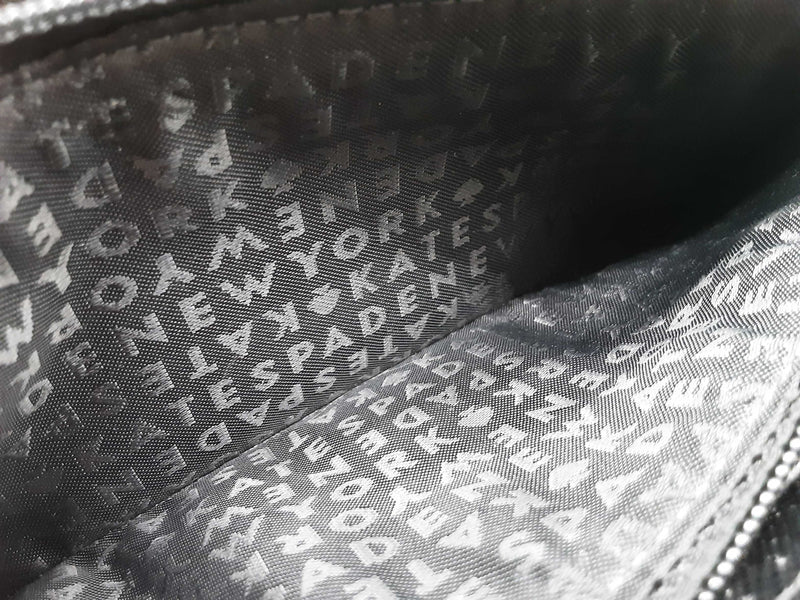 Kate Spade Hazel Court Bow Lacey Black Gray Continental Wallet Do0825pxde