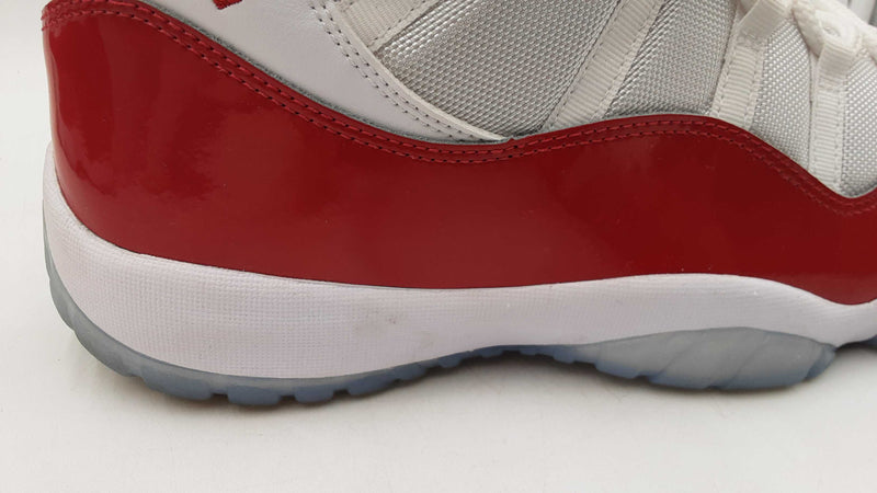 Nike Air Jordan 11 Retro "Cherry" Red & White Sneakers Size 14 Fw0325lxzdu