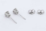 0.4ctw Diamond Stud Earrings In 14k White Gold 0.7 Grams Eb0325lxzdu