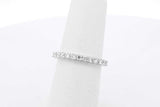 0.45cttw Lab Grown Diamond Eternity Band 14k White Gold 1.2g Sz 5.25 Eb0828wrxsa
