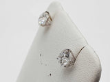 2.02 Cttw Lab Grown Diamonds 14k White Gold 1.1g Stud Earrings Do0826poxde