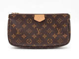 Louis Vuitton Pochette Accessoires In Monogram Canvas & Pink Strap Fw0326czxdu