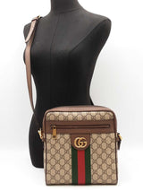 Gucci Ophidia Messenger Bag In Gg Supreme Monogram Web Canvas Fw0925pwxdu