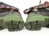 Gucci Flashtrek Sneakers With Removable Purple Crystal Embellishments Eb0526crsa