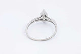 1ctw Marquis Diamond Ring In 14k White Gold 2 Grams Size 8.5 Eb0325lexzsa