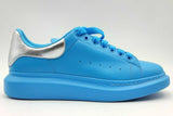 Alexander Mcqueen Oversized Blue Leather Low Top Sneakers Size 47 Eb0125lorsa