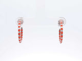 Tiffany & Co. Paloma Picasso Sterling & Enamel Swirl Hoop Earrings Fw0125lcrdu