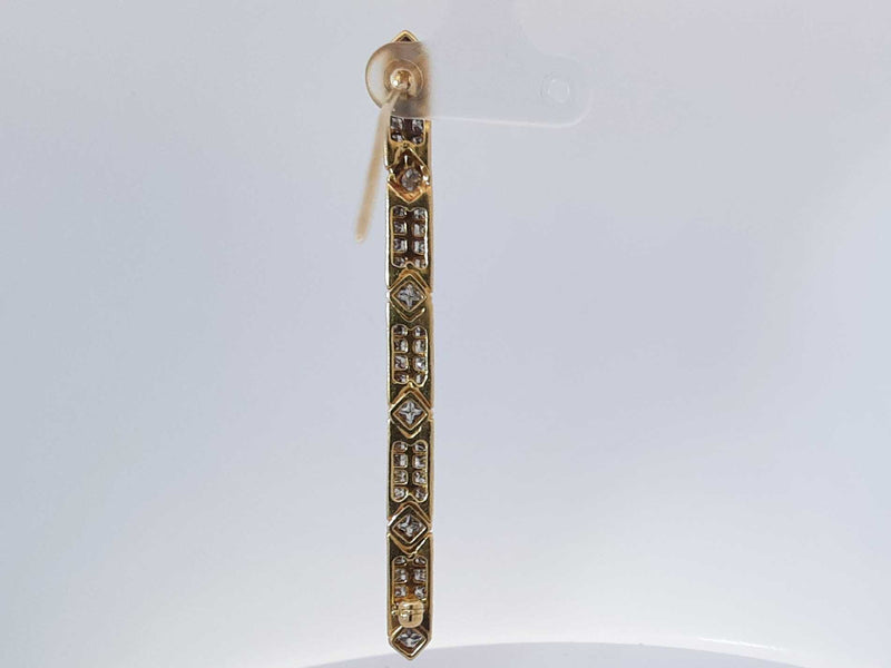 2.90 Cttw Diamond 18k Yellow Gold Pin / Broach 9.2 Grams Aa0525ezxsa