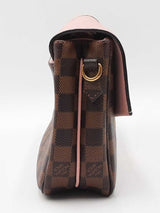 Louis Vuitton Clapton Pm In Damier Ebene Canvas & Magnolia Leather Fw0426pzxdu
