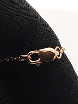 14 Karat Rose Gold Vertical Bar Drop Pendant Necklace 2.4g 18.5 Inch Fw0926lpxdu