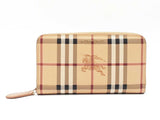 Burberry Ziggy Zip-around Wallet In Haymarket Check Coated Canvas Fw00725crdu