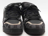 Louis Vuitton Trainer Sneaker Damier Black Size 9 Aa0826ozxsa