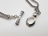 King Baby Saint Michael 0.925 Silver 32.1g Double Bracelet 8.25 In Do0325lrxde
