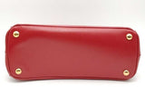 Prada Red Patent Saffiano Leather Galleria Tote Bag Eb0926pxzsa