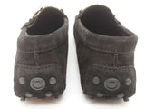 Salvatore Ferragamo Black Suede Loafers Size Us 7c Do0525