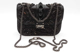Valentino Garavani Rockstud Leather Bead Embroidered Shoulder Bag Eb0926rxzde