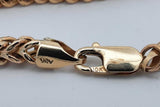 10k Yellow Gold Fox Tail Chain Bracelet 8.2 Grams 8.5 Inch Eb1225wxzsa