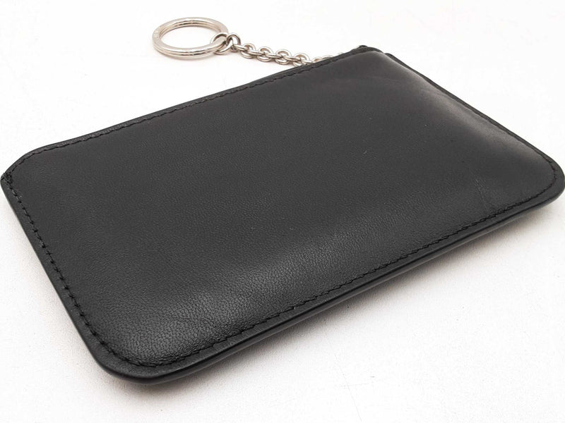 Balenciaga Cash Coin And Card Holder In Black Grained Leather Fw0725lzxdu