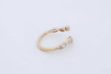 0.84cttw Lab Grown Diamond Ring 14k Yellow Gold 2.37 Grams Size 6.5 Eb0726rrxde