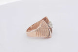 0.60ctw Diamond Ring In 14k Yellow Gold 9.1 Grams Size 5.75 Eb0725ezxsa