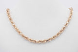 18k Yellow Gold Rope Chain Necklace 15.1 Grams 20 Inch Eb0326lloxsa