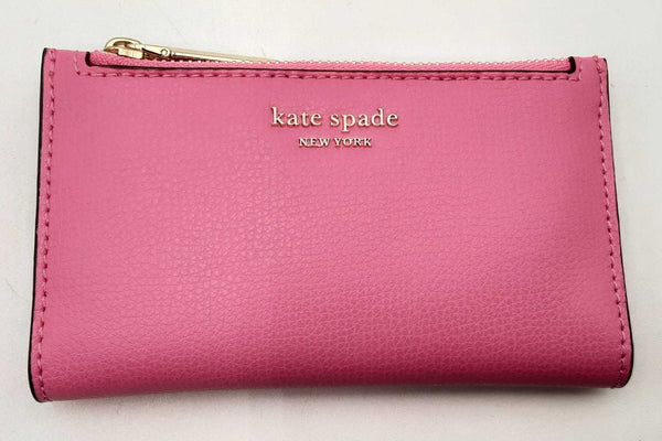 Kate Spade Sylvia Slim Bifold Pink Wallet Eb0924lrsa