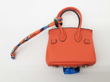 Orange Doggie Bag Holder Mini Bag Charm Do0825cde