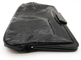Marni Black Crinkled Patent Leather Large Clutch Do0526lxzde