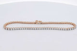 2.88cttw Lab Grown Diamond Tennis Bracelet In 14k Yellow Gold 5.5g Eb0826llxzsa