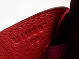 Hermes Birkin 25 Pink Chevre Mysore Red Interior Palladium Handbag Do0925lirxzde