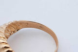 14k Yellow Gold Dome Ring 4.5 Grams Size 7.75 Eb0526opxde