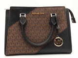 Michael Kors Brown Handbag With Wallet Aa0926crsa