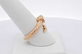 18k Yellow Gold Dragon Wrap Ring 3.6 Grams Size 8.5 Eb0826wcrsa
