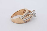 1.7cttw Diamond Ring In 14k Yellow Gold 8.9 Grams Size 8 Eb0626sxzsa